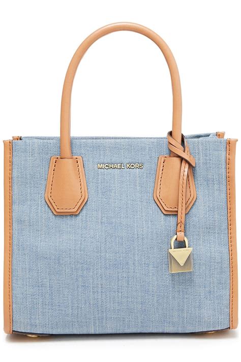 michael kors denim purses|michael kors denim crossbody bag.